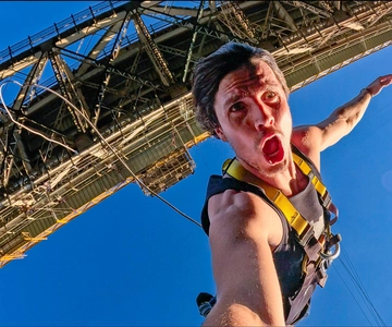Puenting en el puente de las cataratas Victoria