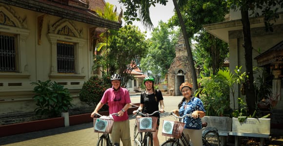 Chiang Mai: Halbtagestour mit dem Fahrrad durch die Altstadt