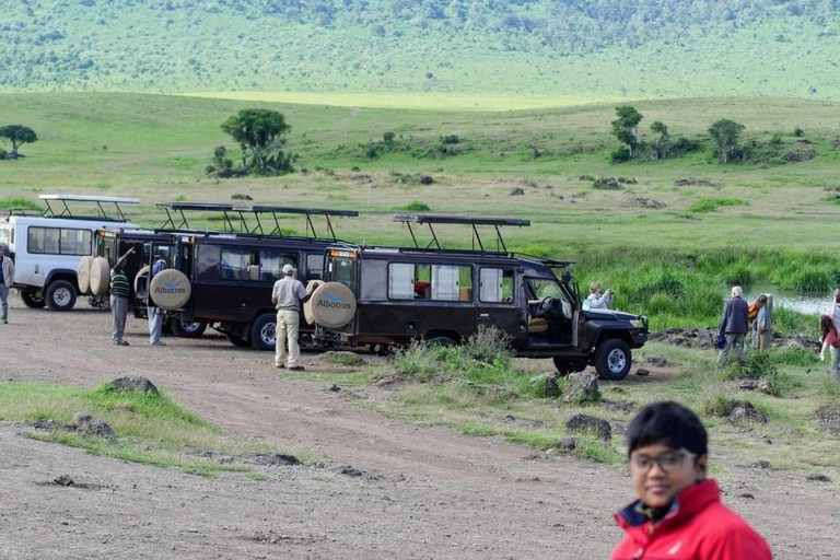 Desde Arusha: cráter del Ngorongoro con recorrido por la naturaleza y almuerzo