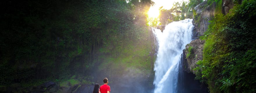 Bali : Visite en petit groupe : Canyon caché, chutes d'eau et temples