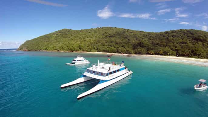 from fajardo fullday culebra islands catamaran tour