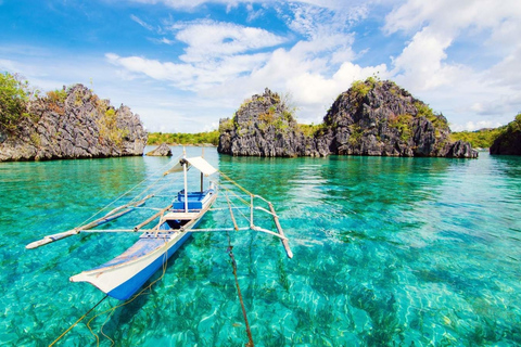 Coron: Öhoppning med kustklippor, strand och MalcapuyaGemensam resa