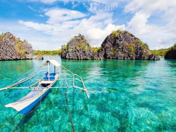 Coron: Excursão pelas ilhas Malcapuya, falésias costeiras e praia