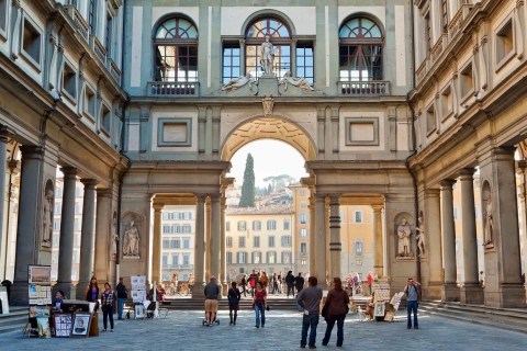 Florence Center Guided Walking Tour, David & Duomo Exterior Private Walking Tour in Spanish
