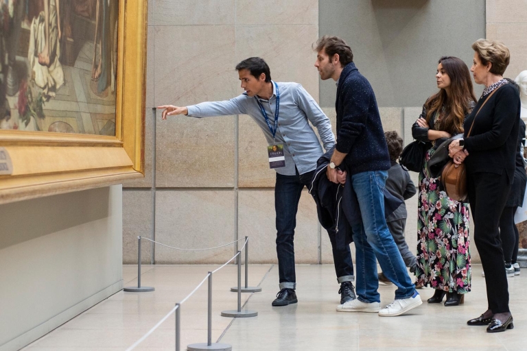 Paris : visite à pied et musée du LouvreVisite en petit groupe en anglais