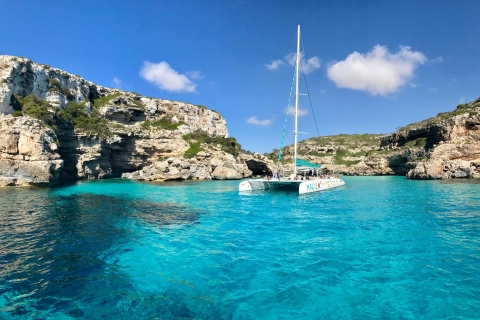 Mallorca: halve dag met catamaran naar Es TrencBoottocht met ontmoetingspunt