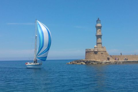 Chania: Full-Day Sailing Cruise with Lunch