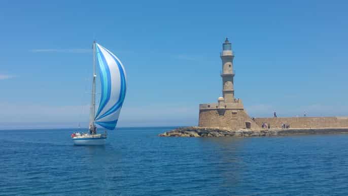 chania fullday private sailing cruise with lunch