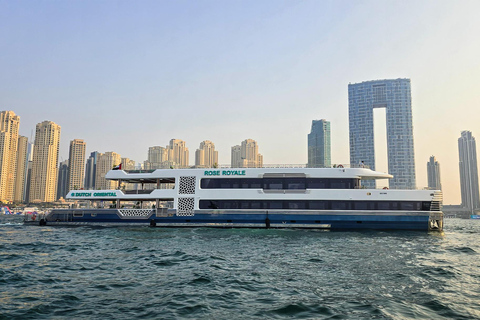 Dubai: Cruzeiro Rose Royale NYE com jantar e fogo de artifícioAssentos no convés principal