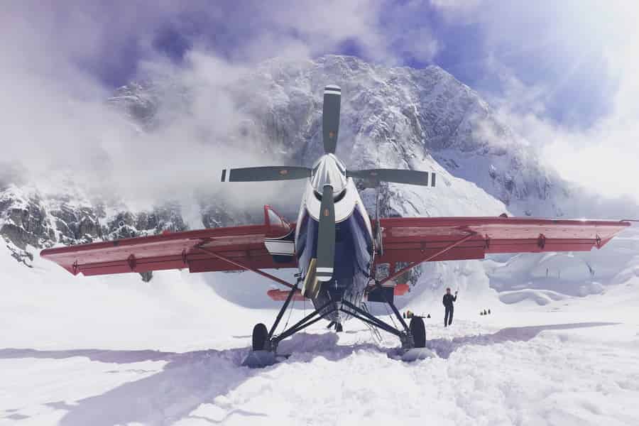 Talkeetna: Mountain Voyager mit optionaler Gletscherlandung. Foto: GetYourGuide
