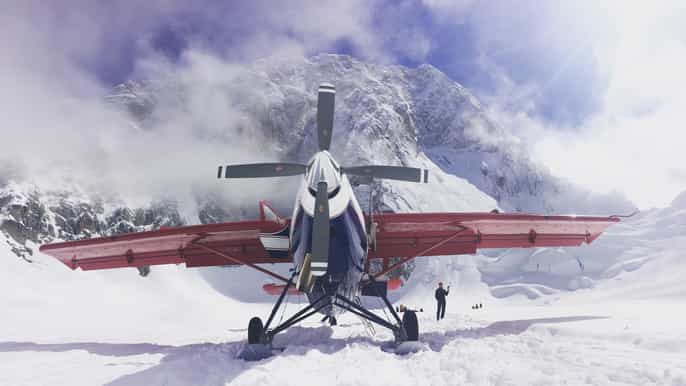 talkeetna mountain voyager with optional glacier landing