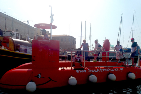 Chania: Experiencia Submarina en Barco Semisubmarino