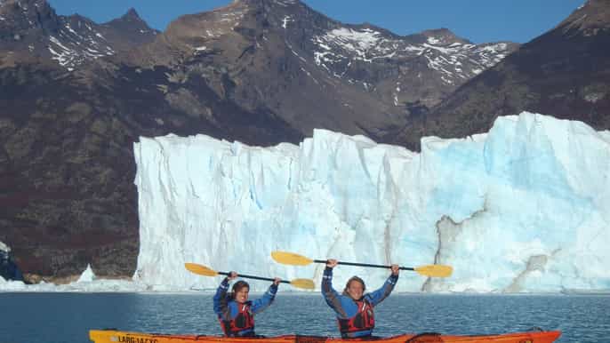 el calafate perito moreno kayak experience with transport