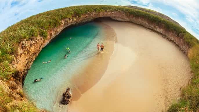marieta islands hidden beach boat tour