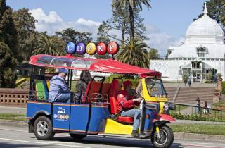 San Francisco: Private Stadtrundfahrt mit dem elektrischen Tuk-Tuk