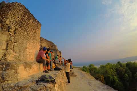 From Flores: Yaxha National Park Sunset Tour