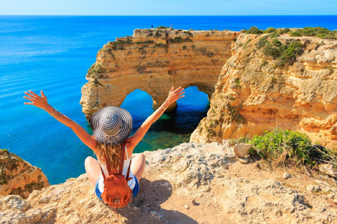 Au départ de Lisbonne : Algarve, grotte marine de Benagil et visite d&#039;une jounée à Lagos