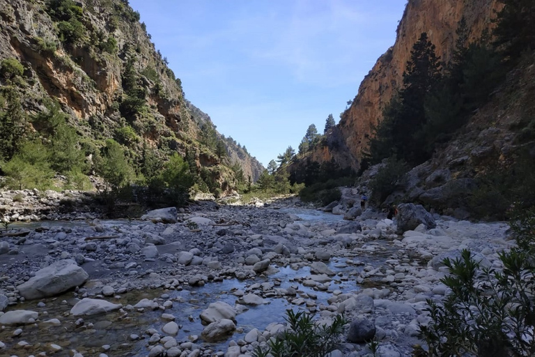 Desde Georgioupolis: traslado de ida y vuelta a Samaria GorgeTraslado de ida y vuelta a Samaria Gorge con guía de senderismo