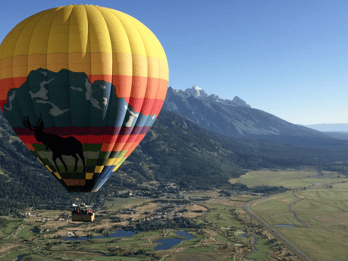 Jackson Hole Sunrise Heißluftballonflug Jackson Hole Sunrise Heißluftballonflug