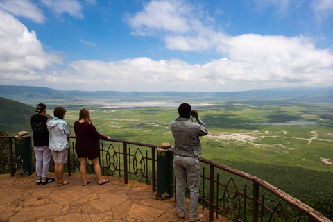 From Arusha: Ngorongoro Crater with Nature Tour and Lunch