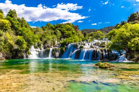 Vanuit Split: dagtrip naar Krka-watervallen & wijnproeverij