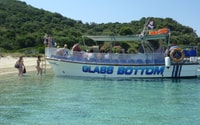 Zakynthos, Crucero de observación de tortugas en un barco de cristal y fondo - Hizvo