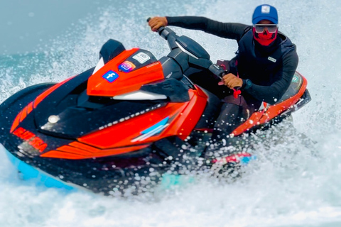 Dubai: 30-Min Jet Ski or Jet Car Tour w/ Burj Al Arab Views60-Minute Jet Ski Adventure in Dubai