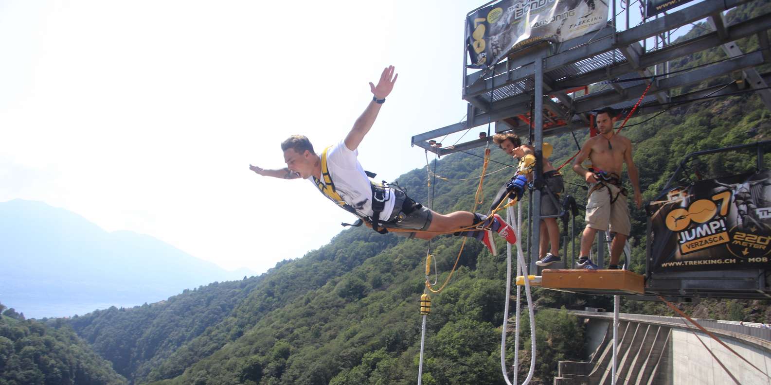 James Bond Goldeneye Bungee Jump From The Contra Dam Getyourguide