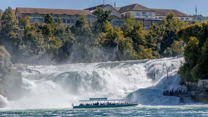 rhine falls coach tour from zurich