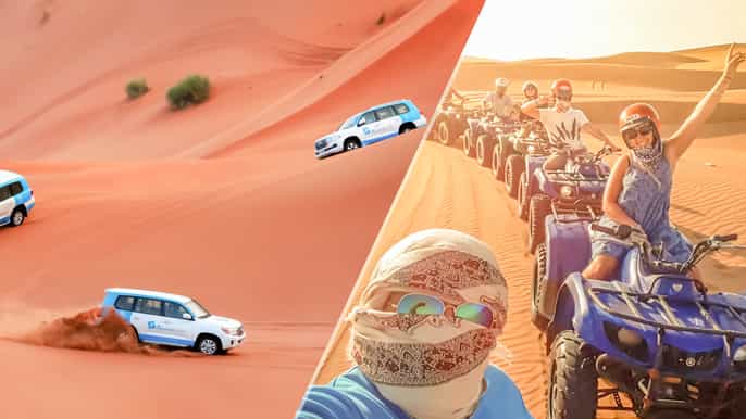 dubaj pustynia quad jazda na wielbłądzie i obóz al khayma