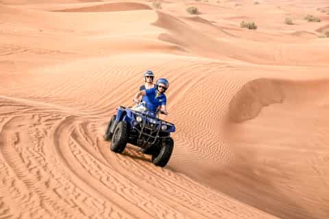 dubai dunes quad bike camel ride bbq shore excursion