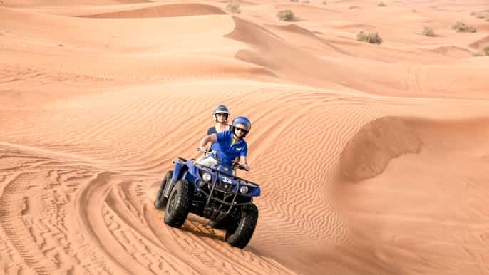 dubai dunes quad bike camel ride bbq shore excursion
