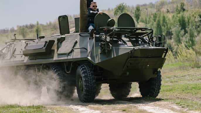 kiev btr80 tank driving experience