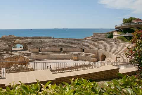 from barcelona private halfday tarragona tour with pickup