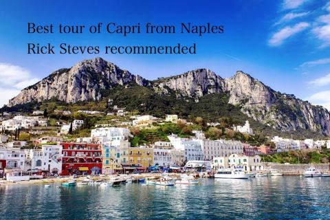 From Naples: Tour of Capri and Blue Grotto