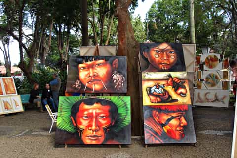 From São Paulo: Embu das Artes and Handicraft Fair