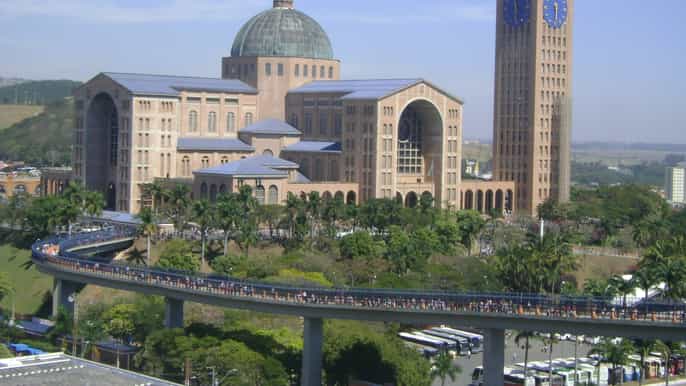 excursão catedral n. senhora aparecida saindo de são paulo