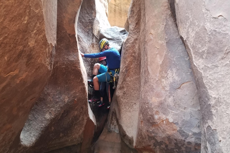 De Moab: aventure de canyoning d'une demi-journée dans le canyon Entrajo