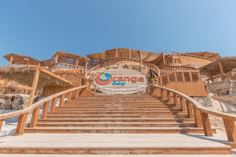 Safaga: Orange Island Speedboot, Snorkelen & ParasailingOranje Speedboot, Snorkelen & Parasailing & Privé Transfers