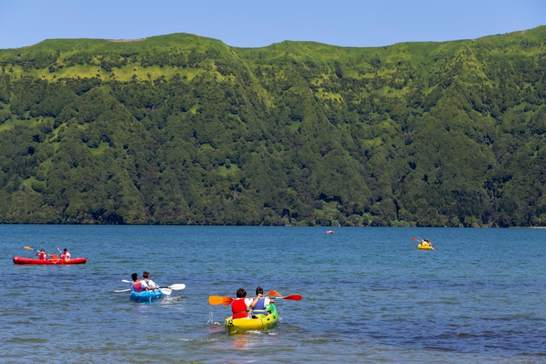 Île de São Miguel : location de kayak à Sete Cidades1 heure de location de canoë sur Sete Cidades Blue Lake
