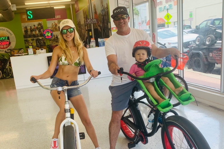 Miami: South Beach Fat Tire Beach Rider Fietsverhuur1 uur verhuur