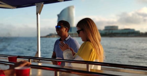 Barcelona: City Views Catamaran Cruise with Music