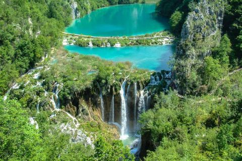 De Zadar: traslado de ida e volta para os lagos de Plitvice
