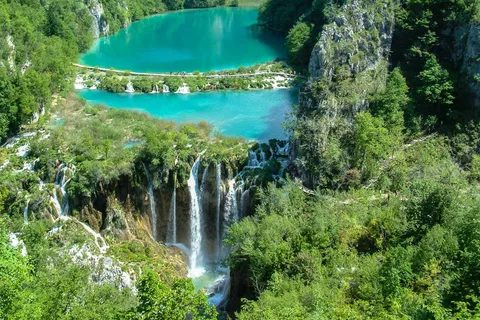 Depuis Zadar : Transfert aller-retour vers les lacs de Plitvice