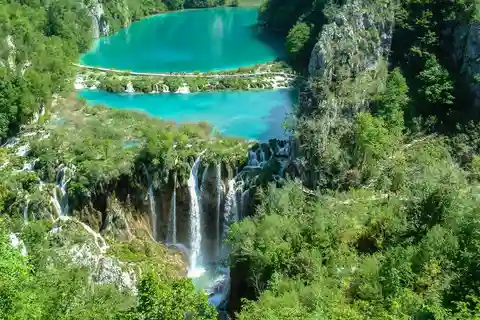 Depuis Zadar : Transfert aller-retour vers les lacs de Plitvice