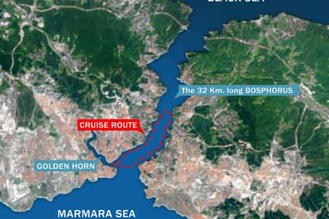 Istanbul: Bosphorus Cruise with Audio App