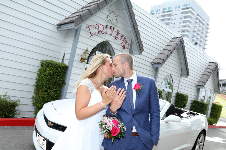 Boda en la Famosa ventanilla Drive-up en Las VegasOpción estándar