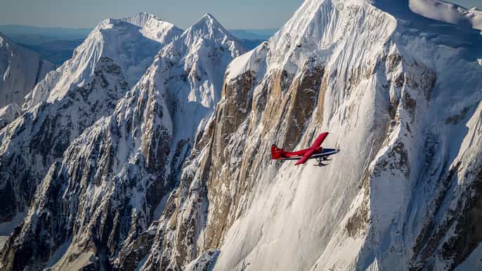 talkeetna grand denali flight with optional glacier landing