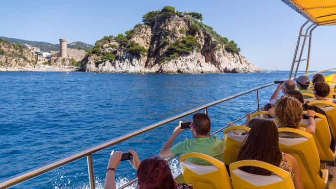 costa brava boat ride and tossa visit with hotel pickup