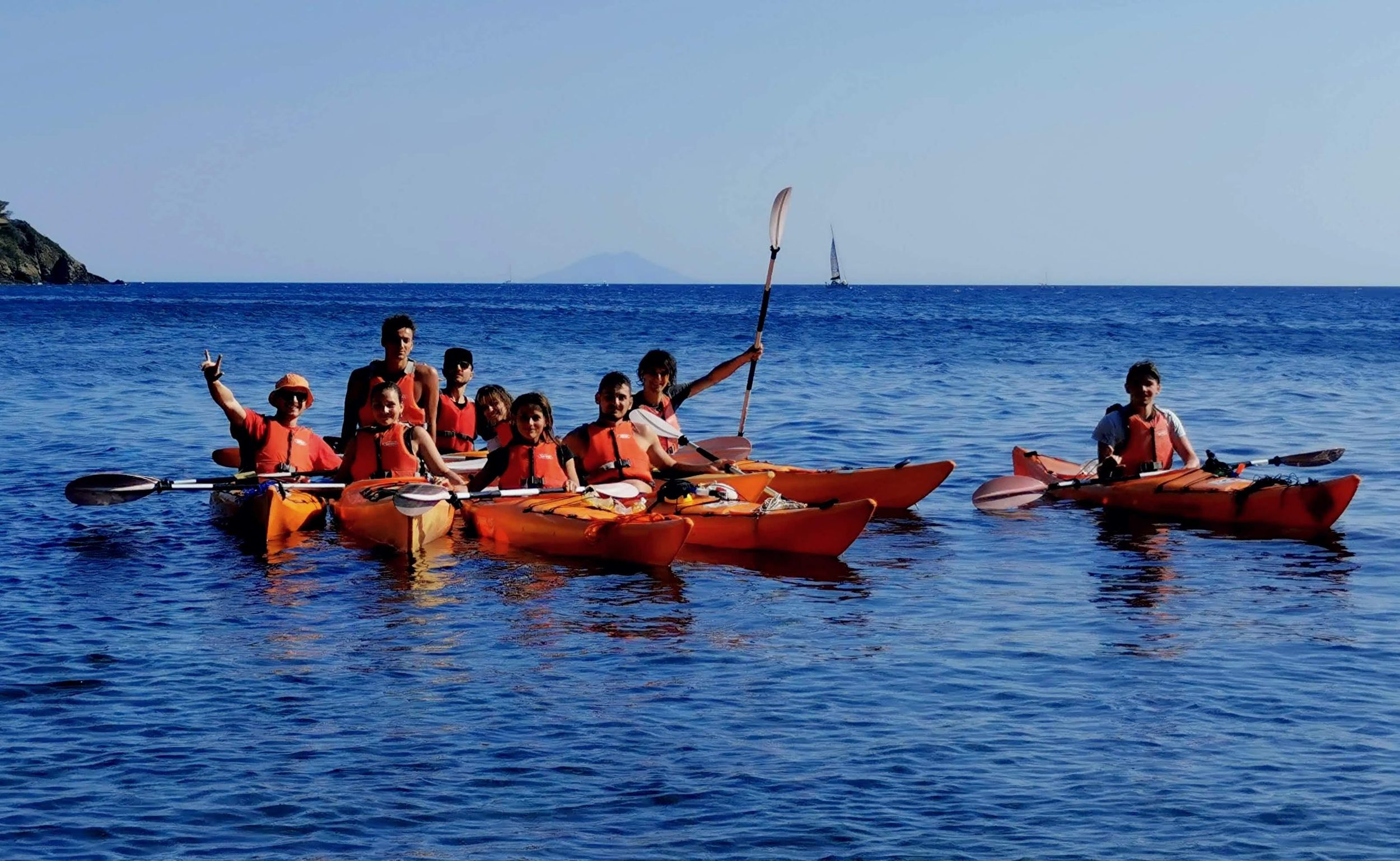 Capoliveri: Kajak-Tour im Golfo Stella mit optionalem Schnorcheln